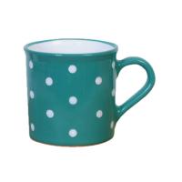 Pöttyös nagy bögre SÖTÉT TÜRKIZ