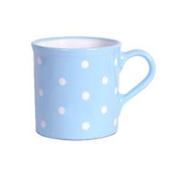 Pöttyös nagy bögre VILÁGOSKÉK